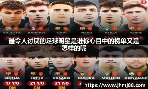 最令人讨厌的足球明星是谁你心目中的榜单又是怎样的呢